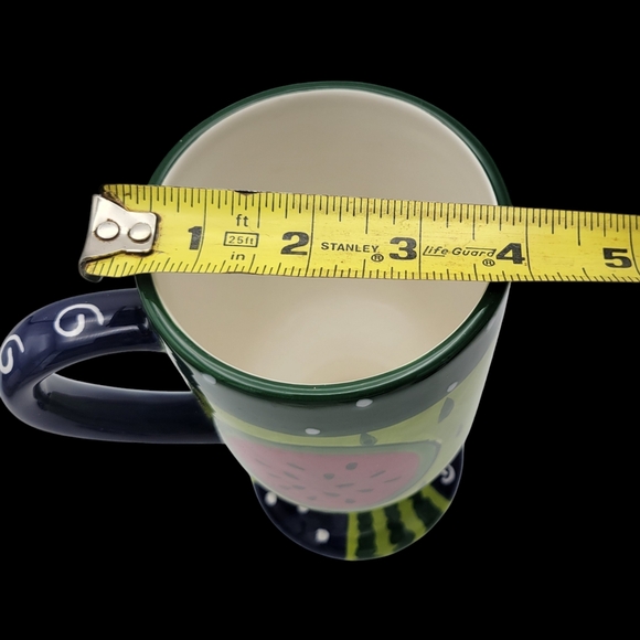 Milson & Louis Watermelon Coffee Cocoa Mug Hand Painted - Picture 9 of 9